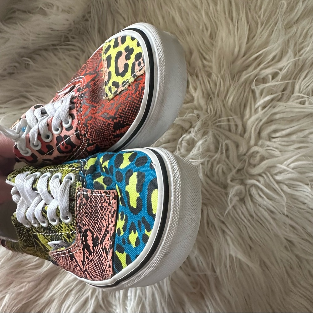Vans Era Patchwork Leopard Snake Men's Size 6.5 Woman's 8 - Picture 2 of 8